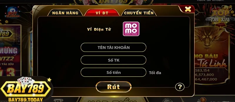 Cách rút tiền tại cổng game Bay789 chuẩn nhất 2024