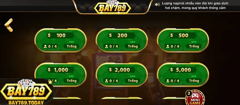 Game bài Mậu Binh đổi thưởng